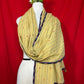 Handmade Kantha Patchwork Dupatta for Women with Ethnic Stitch Work and Tassels