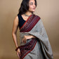 Saudagiri Assamese Silk Handblock Printed Saree