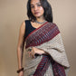 Saudagiri Assamese Silk Handblock Printed Saree