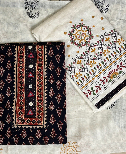Patchwork Three-Piece Suits