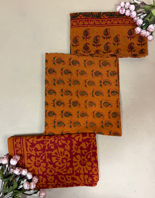 Banjara Handblock Printed Cotton Suit Set