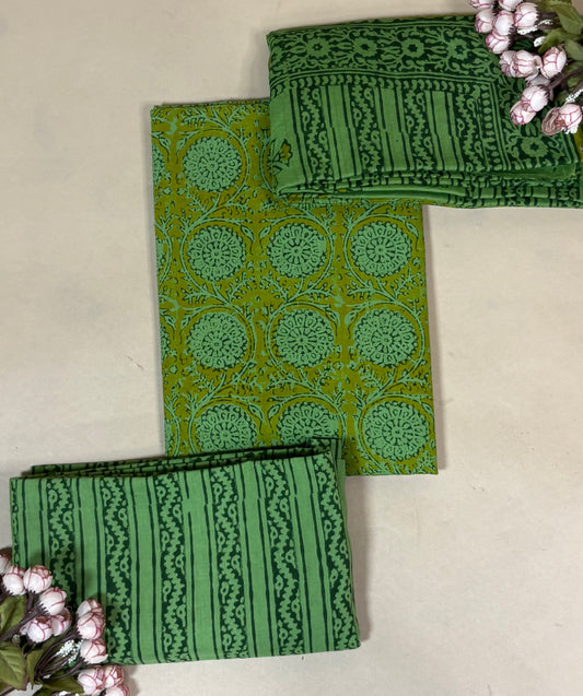 Banjara Handblock Printed Cotton Suit Set