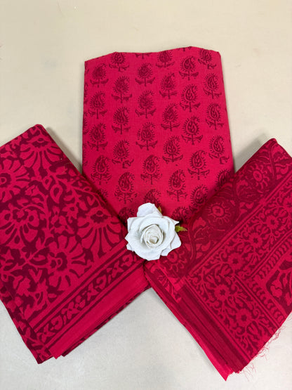 Banjara Handblock Printed Cotton Suit Set