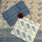Sky Blue Full Kota Handblock Printed Cotton Suit Set