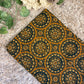 Mustard Super Ajrakh Handblock Printed Fabric | Mustard 