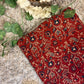 Super Ajrakh Handblock Printed Fabric