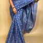 Pastel Poetry Handblock Printed Cotton Saree