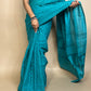 Pastel Poetry Handblock Printed Cotton Saree