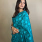 Pastel Poetry Handblock Printed Cotton Saree