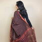 Maheshwari Handblock Printed Silk Saree
