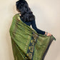 Maheshwari Handblock Printed Silk Saree