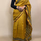Maheshwari Handblock Printed Silk Saree