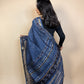 Maheshwari Handblock Printed Silk Saree