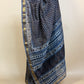 Maheshwari Handblock Printed Silk Saree