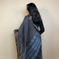 Maheshwari Handblock Printed Silk Saree