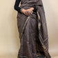 Maheshwari Handblock Printed Silk Saree