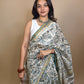 Anokhi Chanderi Handblock Printed Silk Saree