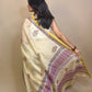 Anokhi Chanderi Handblock Printed Silk Saree