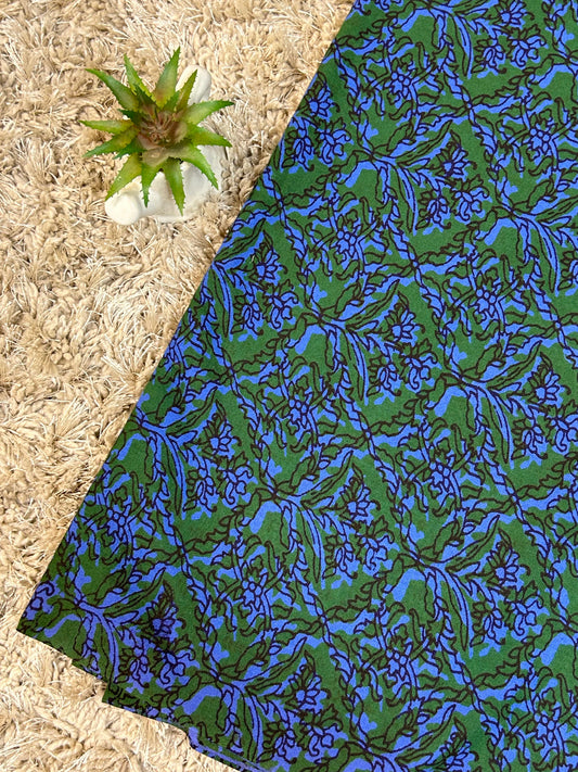 Emerald Green Banjara Print Fabric