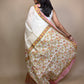 Anokhi Chanderi Handblock Printed Silk Saree