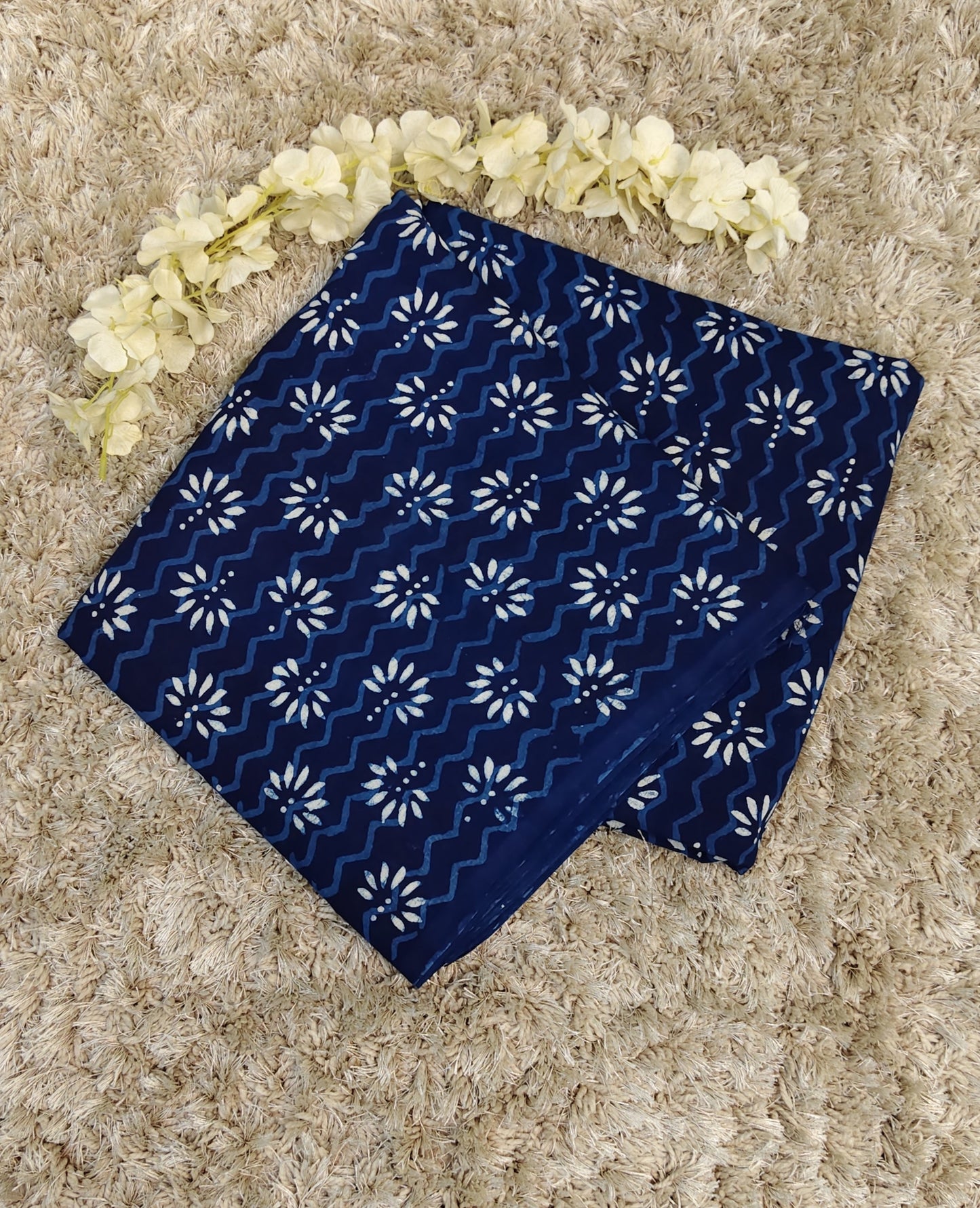 Indigo Blue Fabric