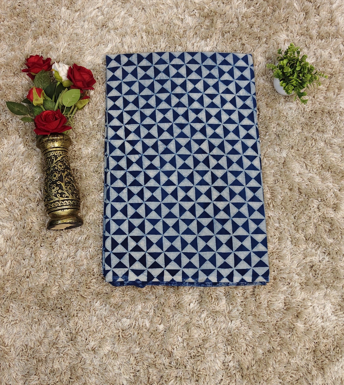 Indigo Blue Fabric