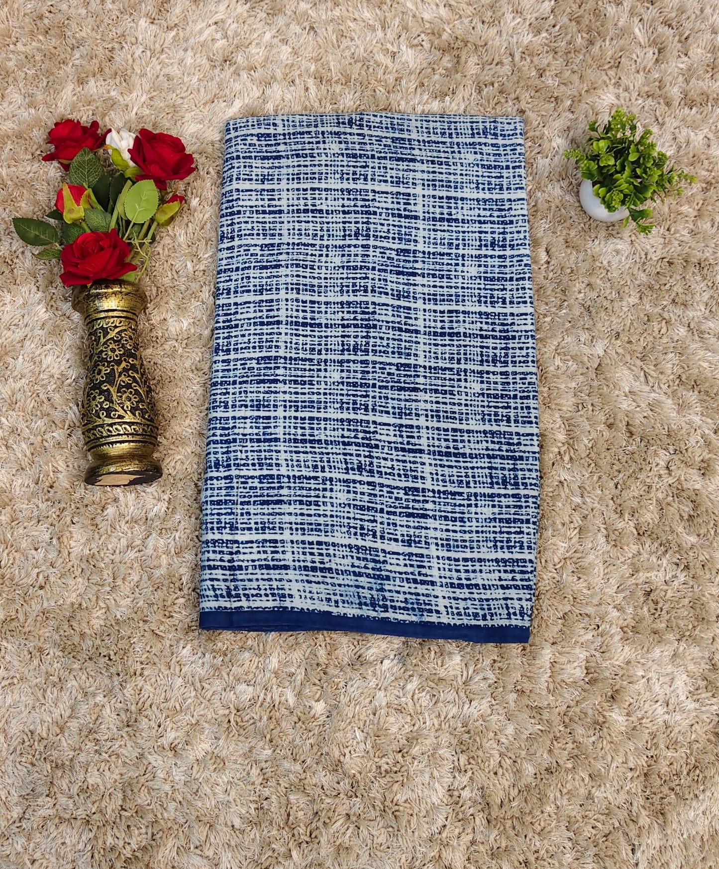 Indigo Blue Fabric