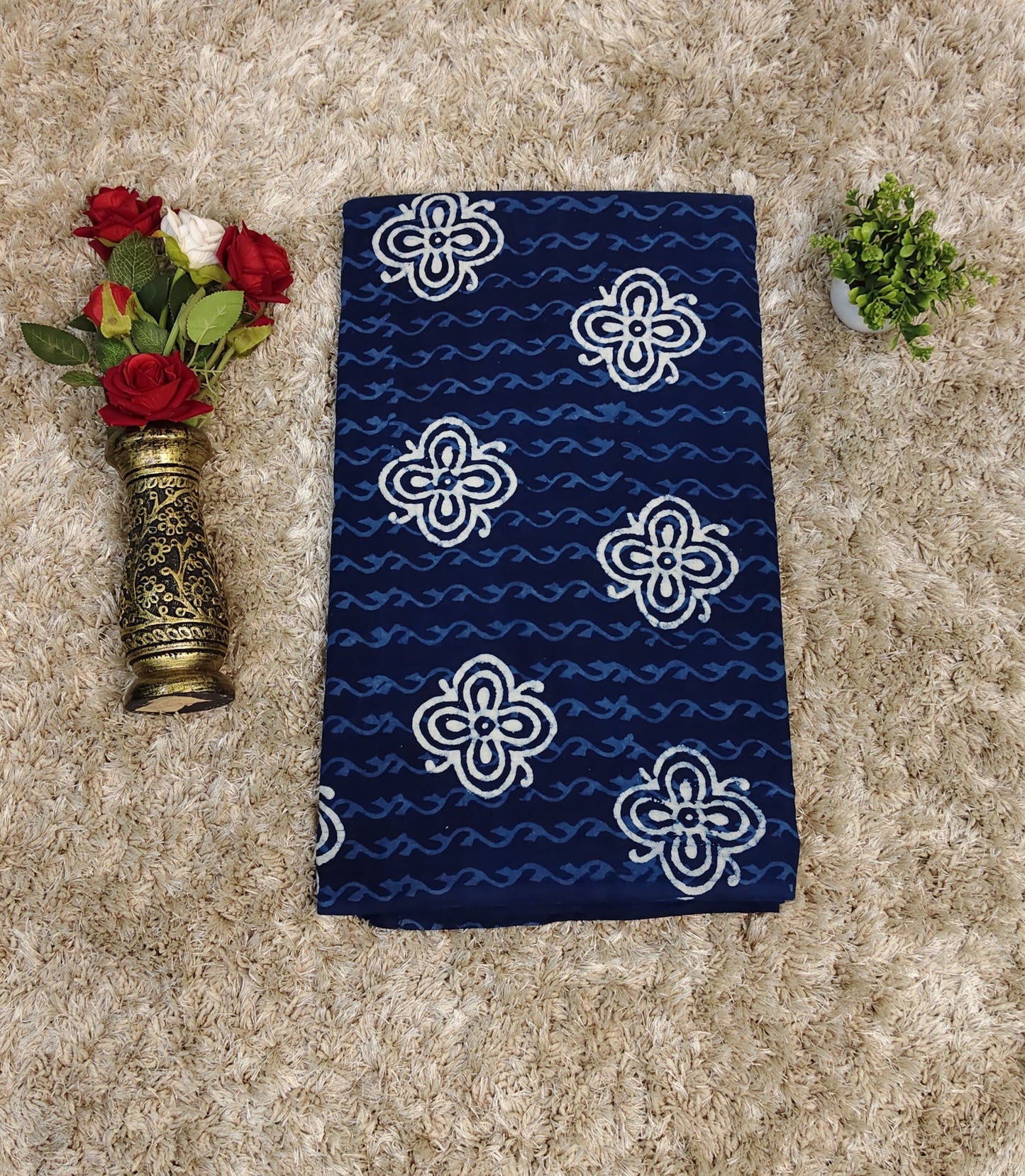 Indigo Blue Fabric