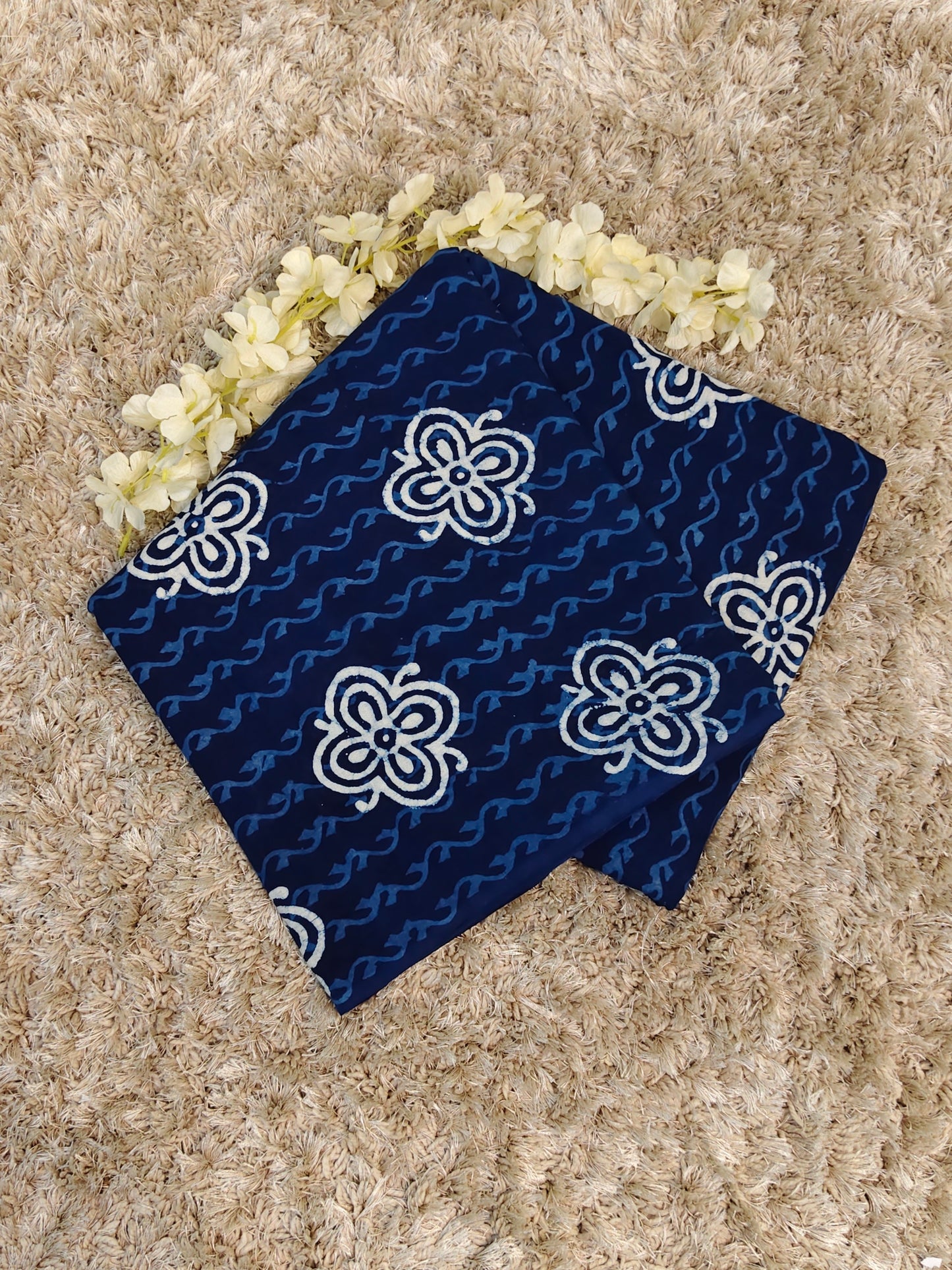 Indigo Blue Fabric
