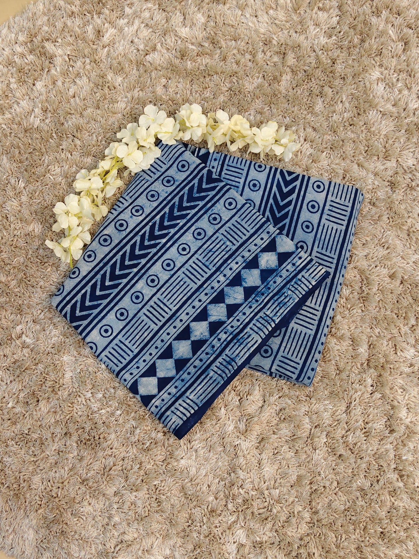 Indigo Blue Fabric
