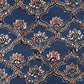 Indigo Ajrakh Handblock Printed Cotton Fabric
