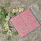 Multicolor Indigo White Print Fabric | Blush Pink