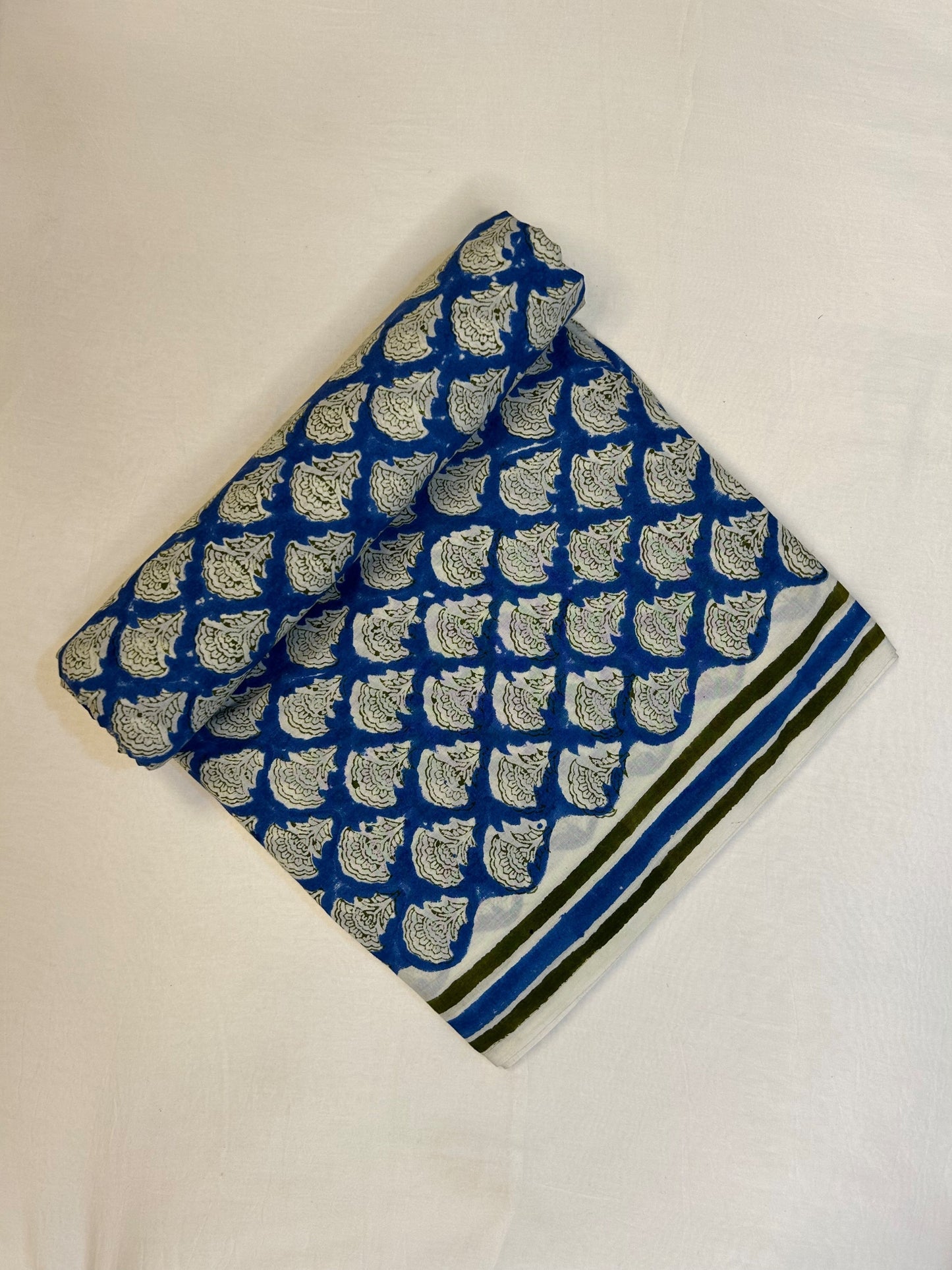 Indigo White Print Fabric