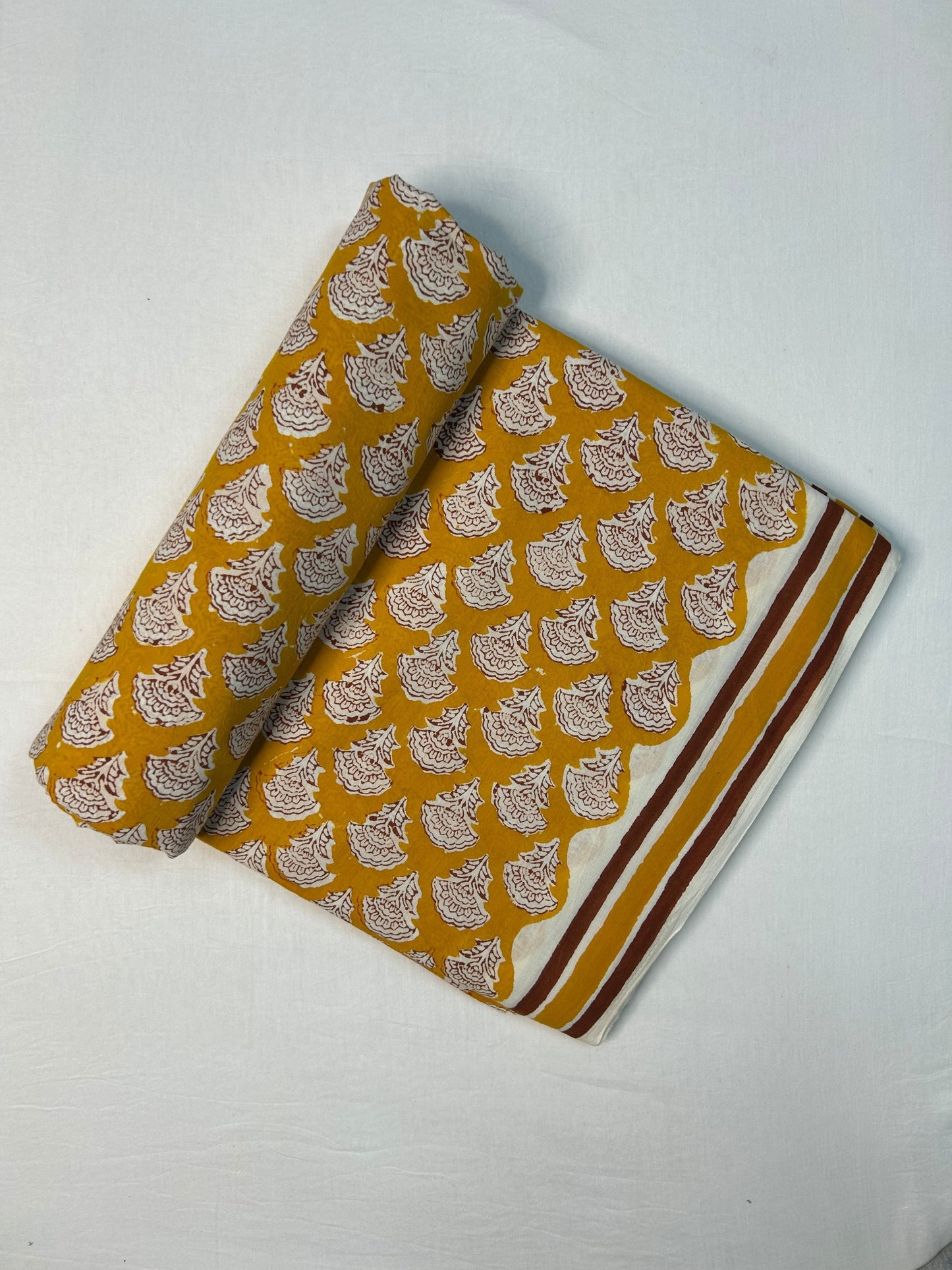 Indigo White Print Fabric