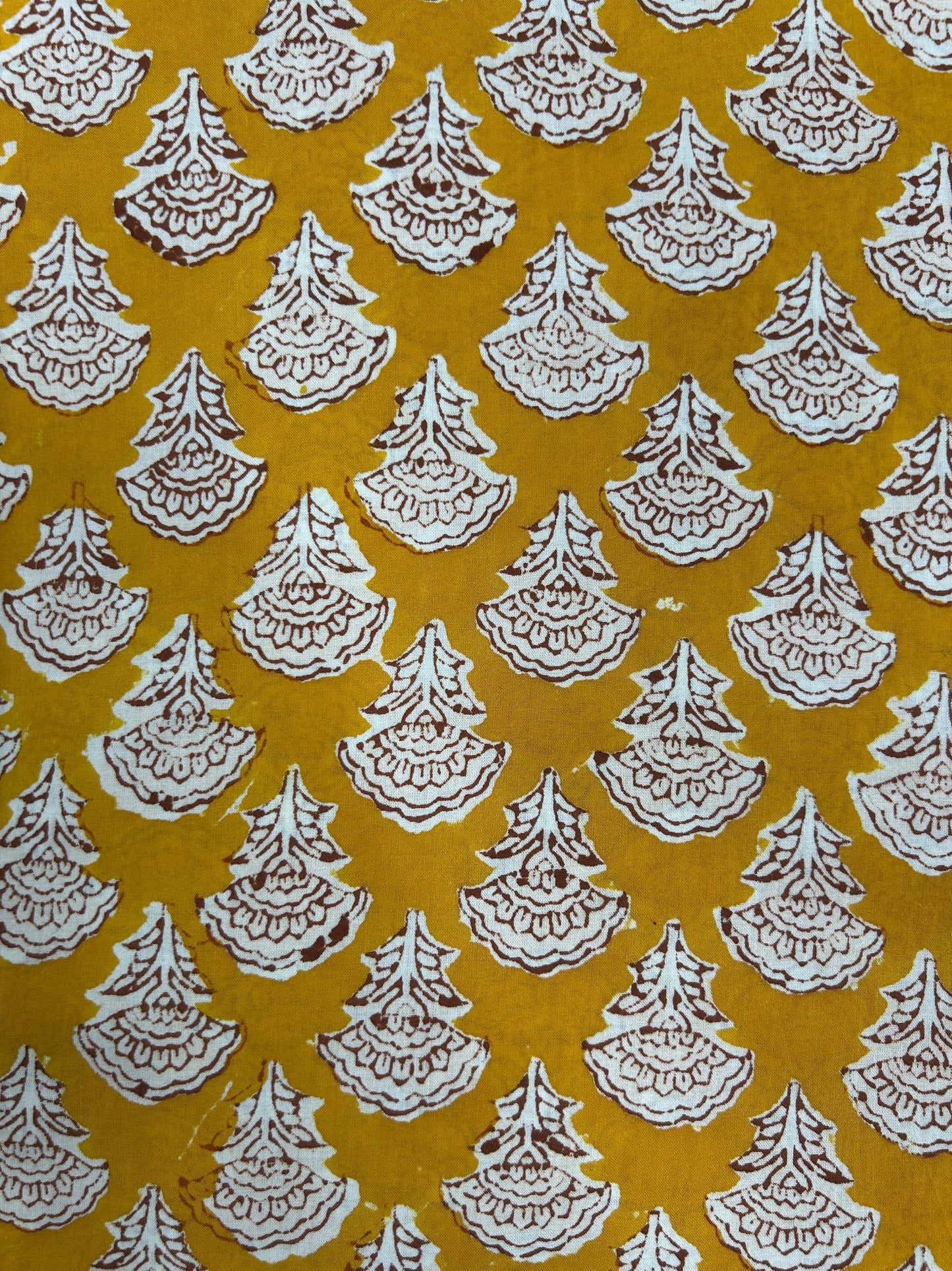 Indigo White Print Fabric