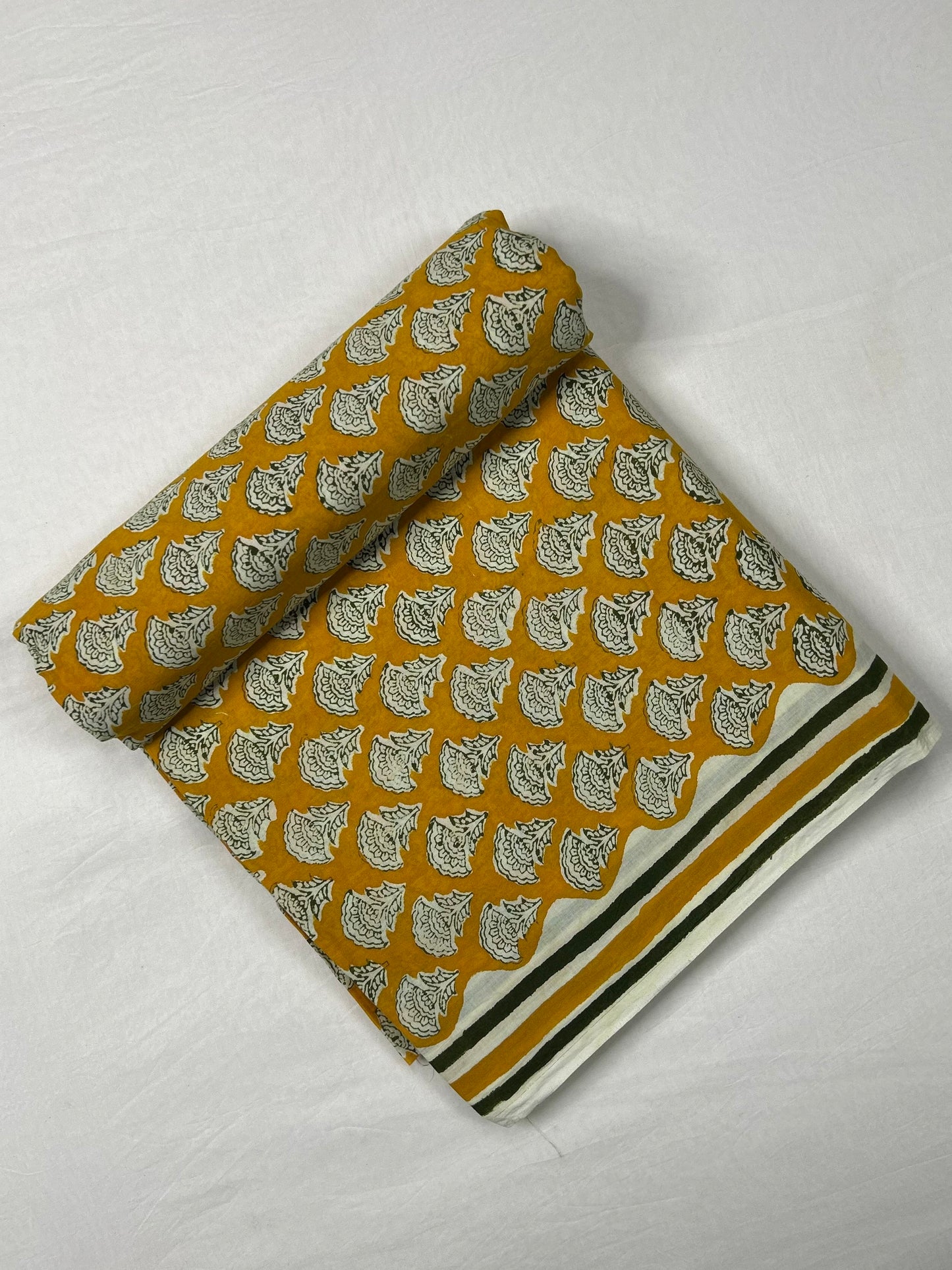 Indigo White Print Fabric