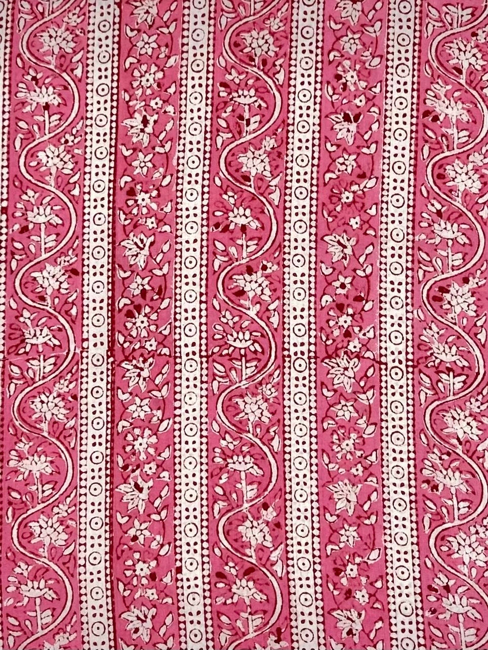 Indigo White Print Fabric