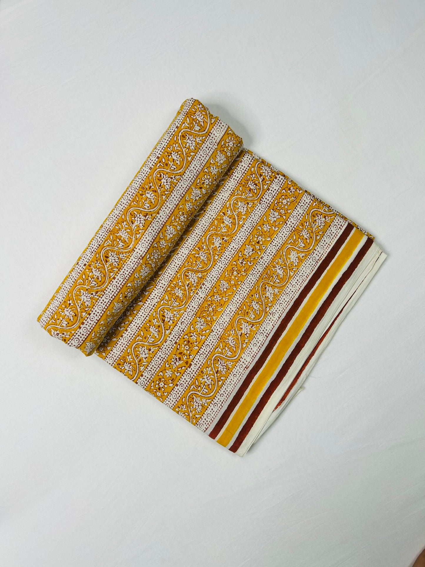 Indigo White Print Fabric