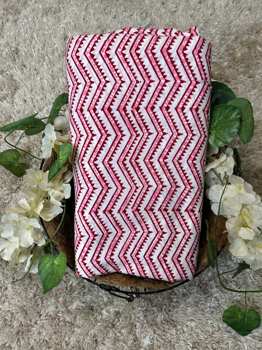 Indigo White Print Fabric