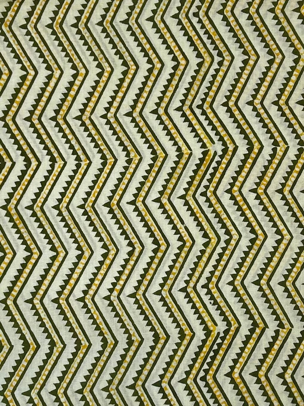 Indigo White Print Fabric