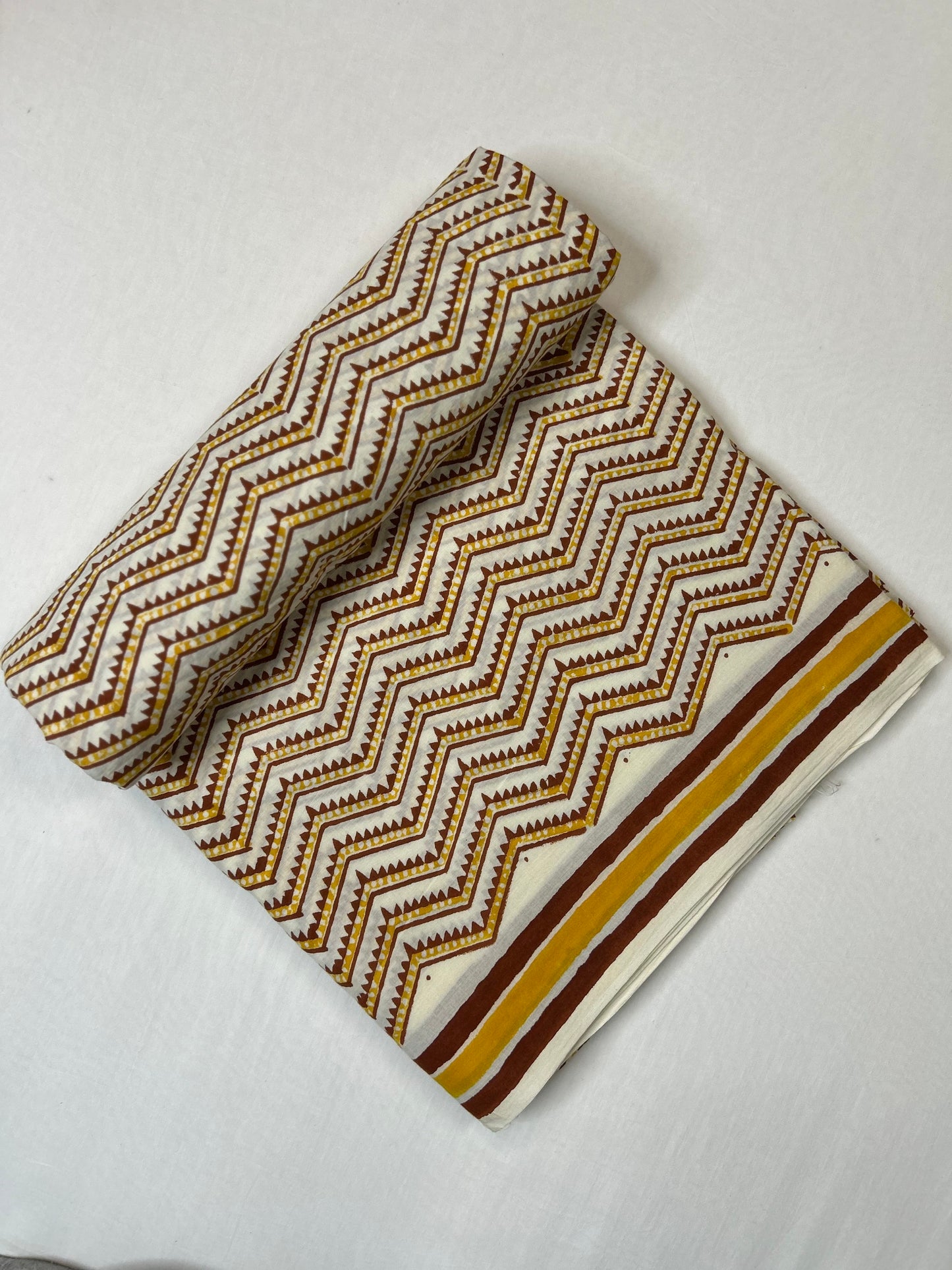 Indigo White Print Fabric