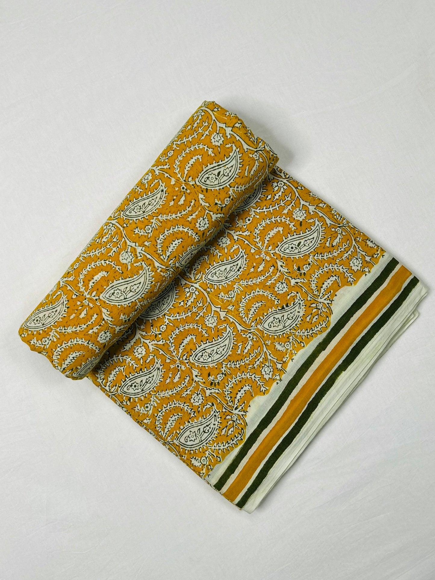 Indigo White Print Fabric