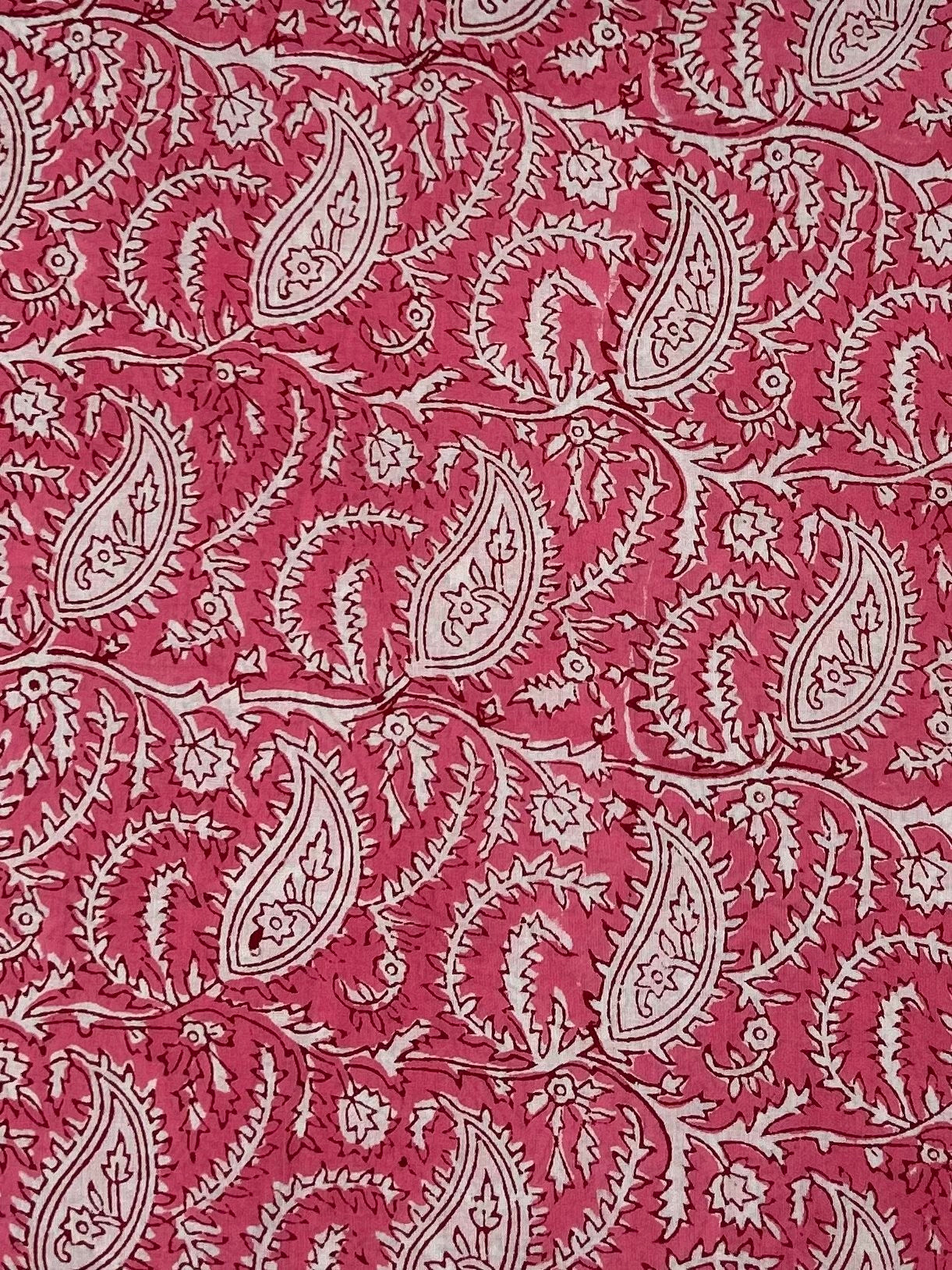 Indigo White Print Fabric