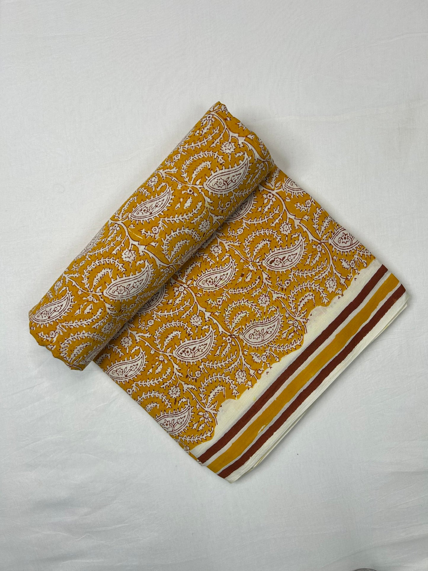 Indigo White Print Fabric