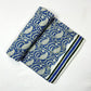 Indigo White Print Fabric