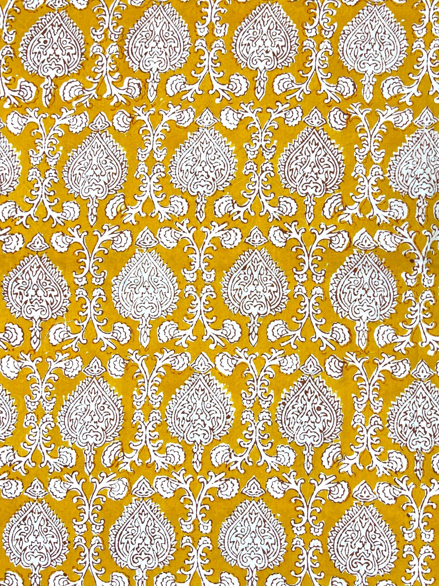 Indigo White Print Fabric
