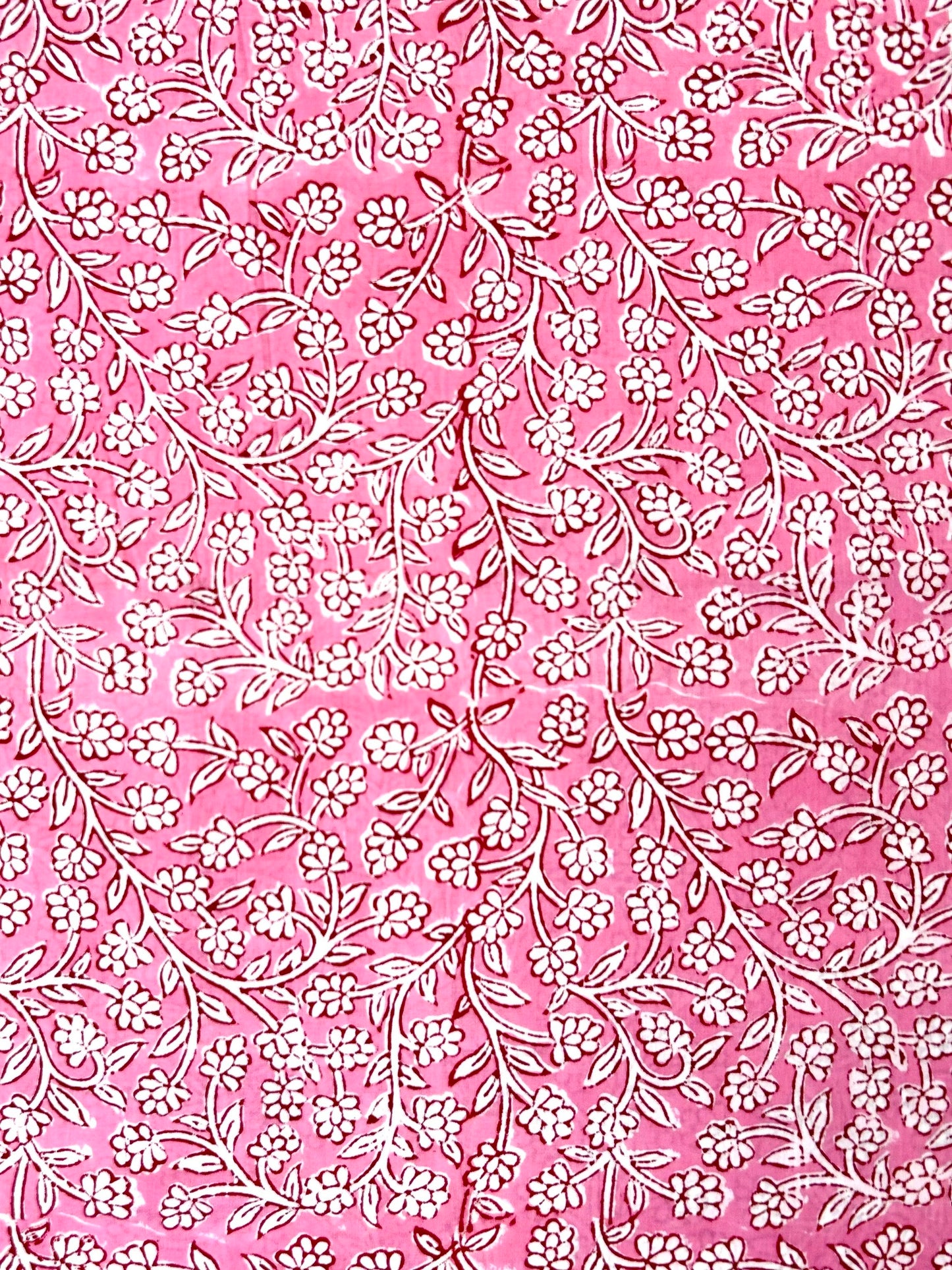 Indigo White Print Fabric