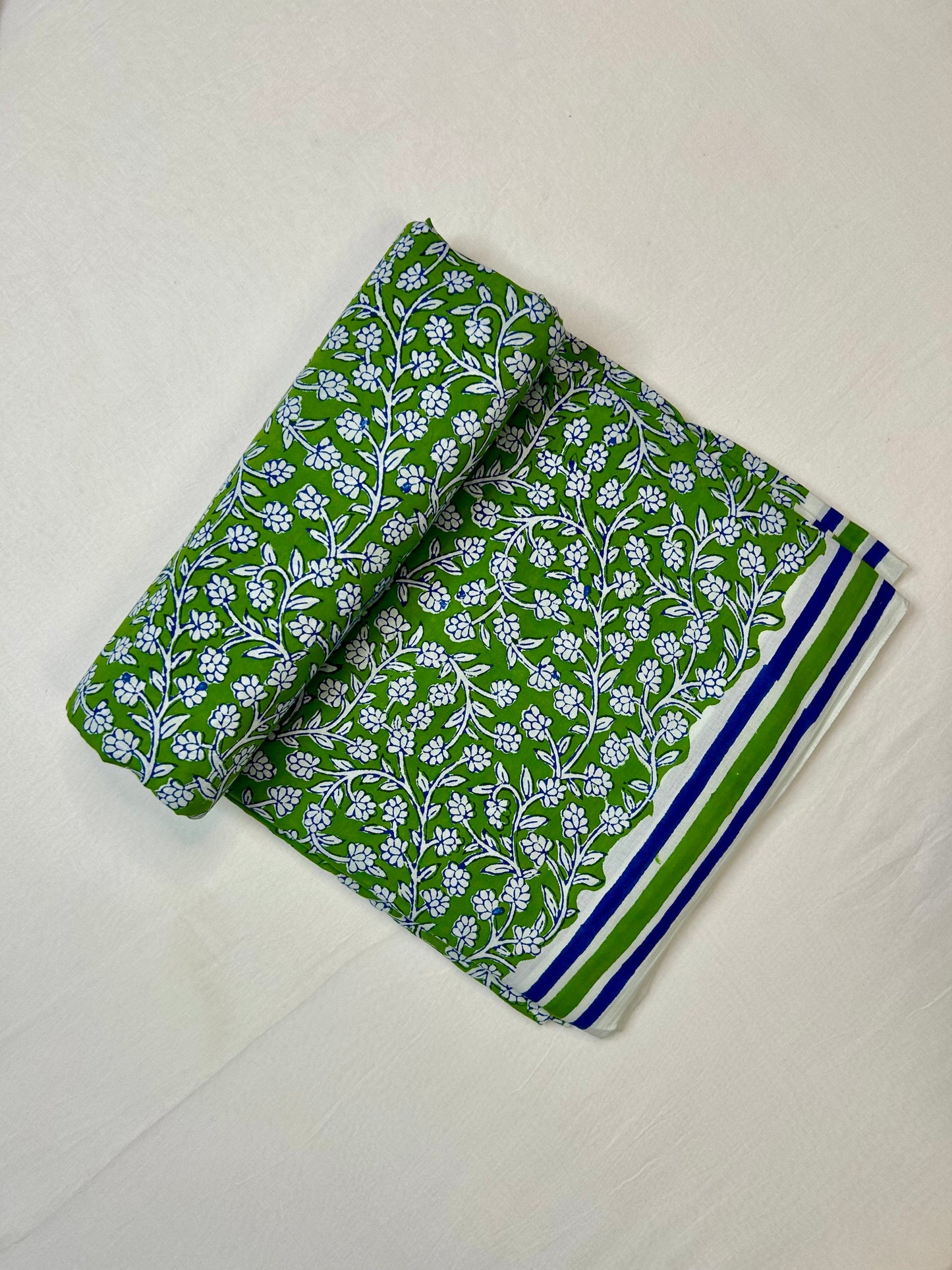 Indigo White Print Fabric