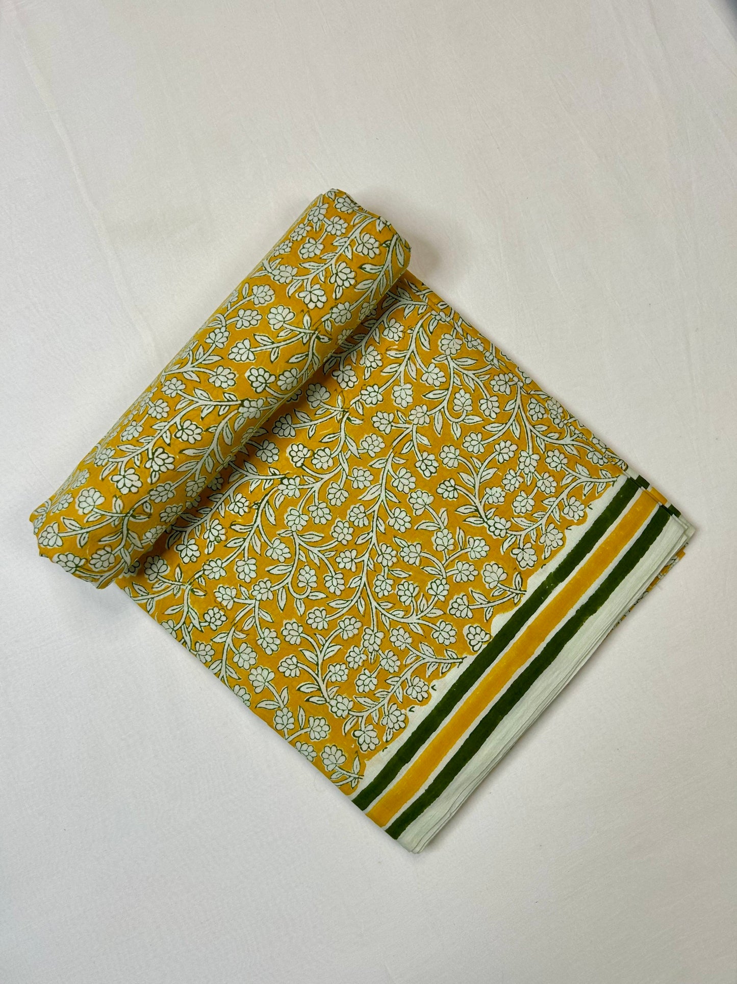Indigo White Print Fabric