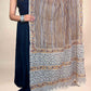 Cream & Mustard Kalamkari Handblock Printed Cotton Dupatta